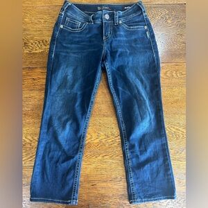 Silver Suki Mid Capris- Super Stretch